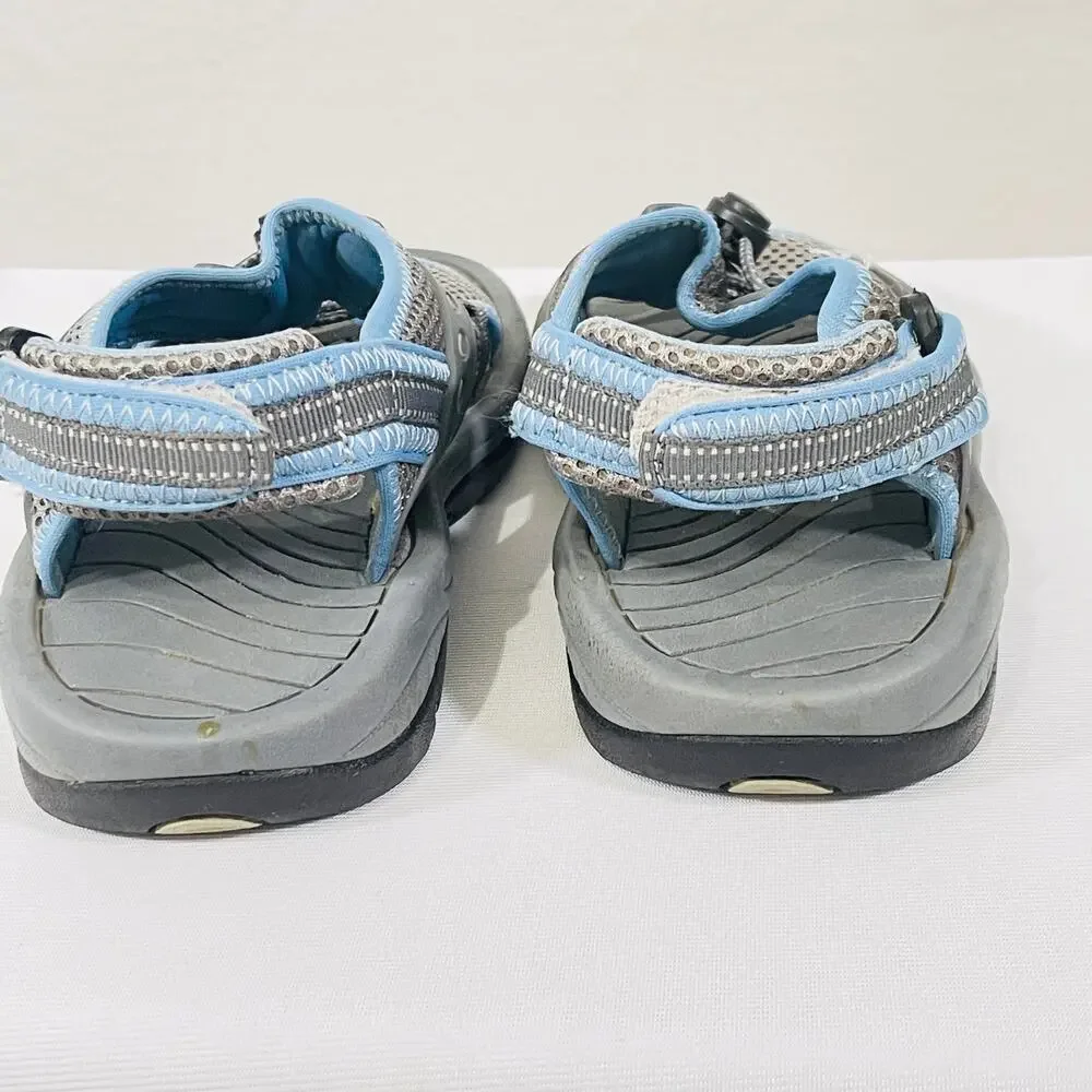 Nevados Hiking Sandals Women's 7 Blue Gray Slingback Adjustable Outdoor Shoes